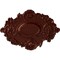 Ekena Millwork Kinsley Flowing Leaf Ceiling Medallion, Hand-Painted Antique Copper, 30 3/8"W x 20 3/4"H x 1"P CM30KIACS - alternate 1